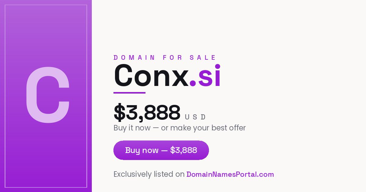 Conx.si share card