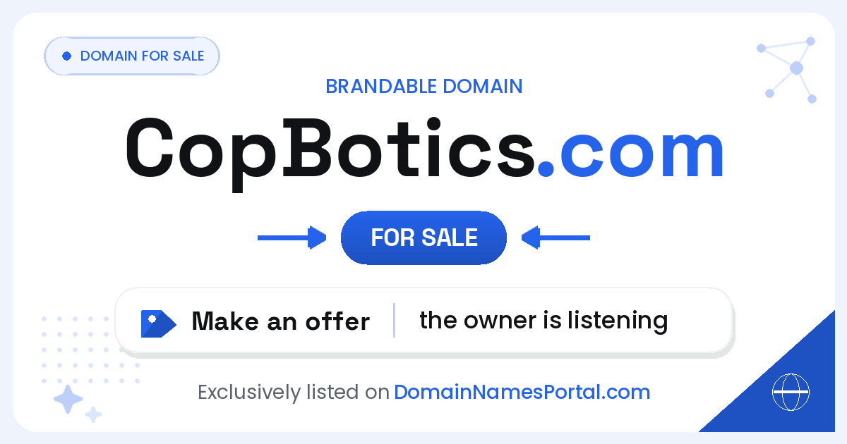 CopBotics.com share card