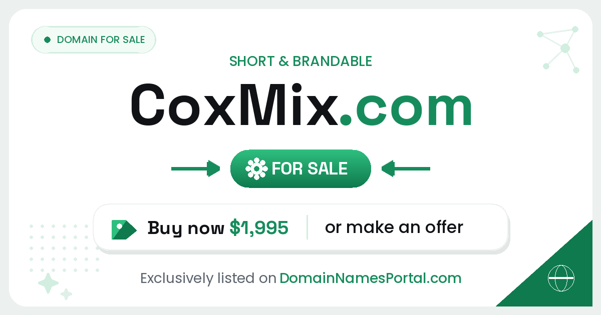 CoxMix.com share card
