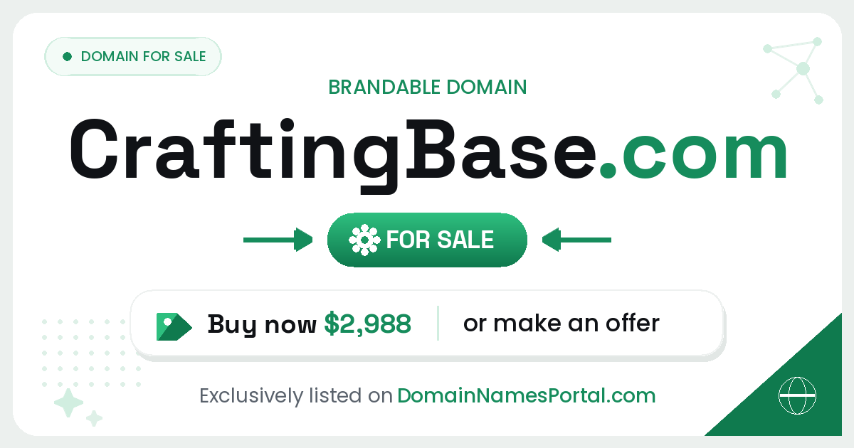 CraftingBase.com share card
