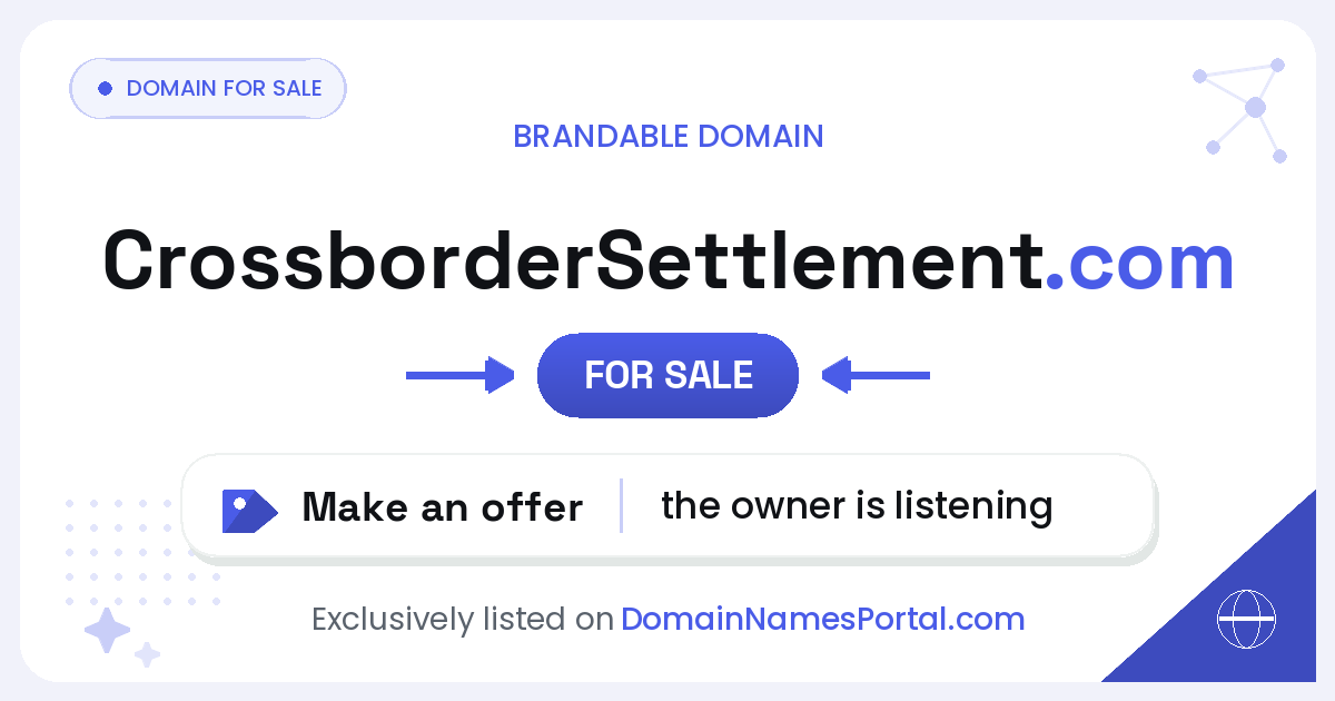 CrossborderSettlement.com share card