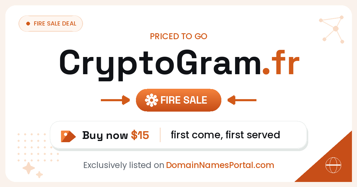 CryptoGram.fr share card