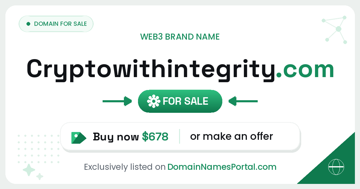 cryptowithintegrity.com share card