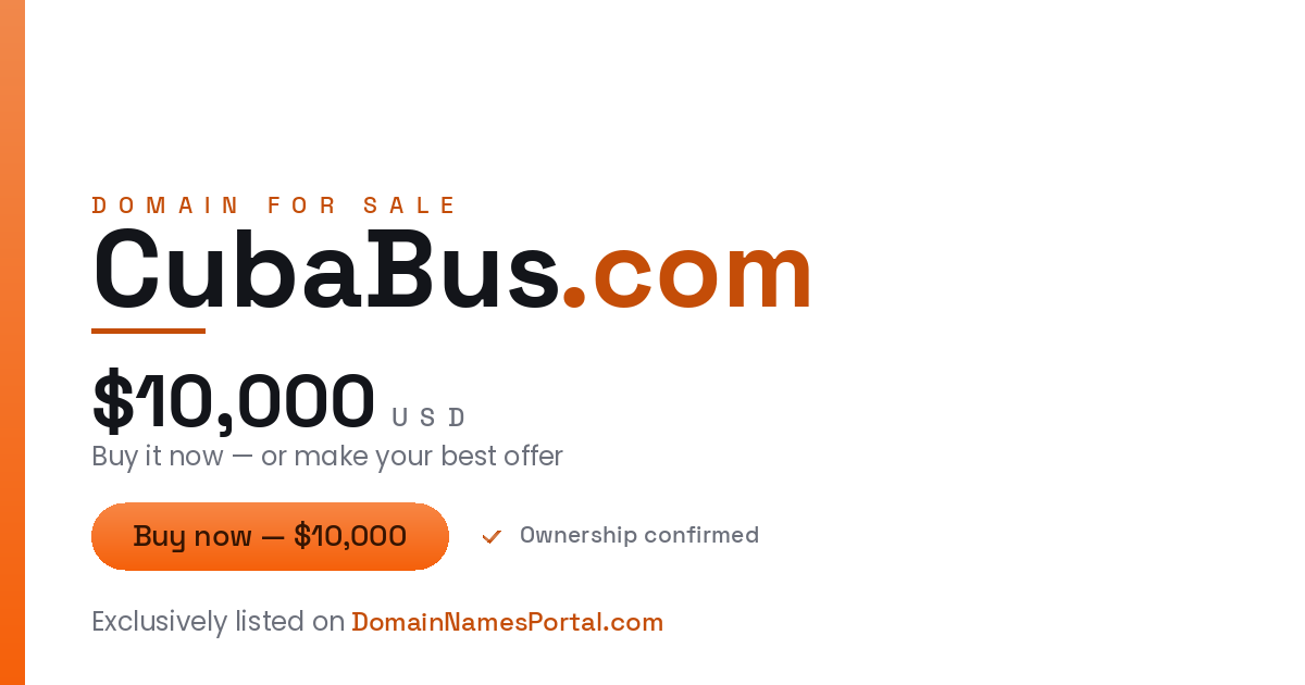 CubaBus.com share card