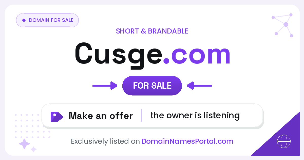Cusge.com share card