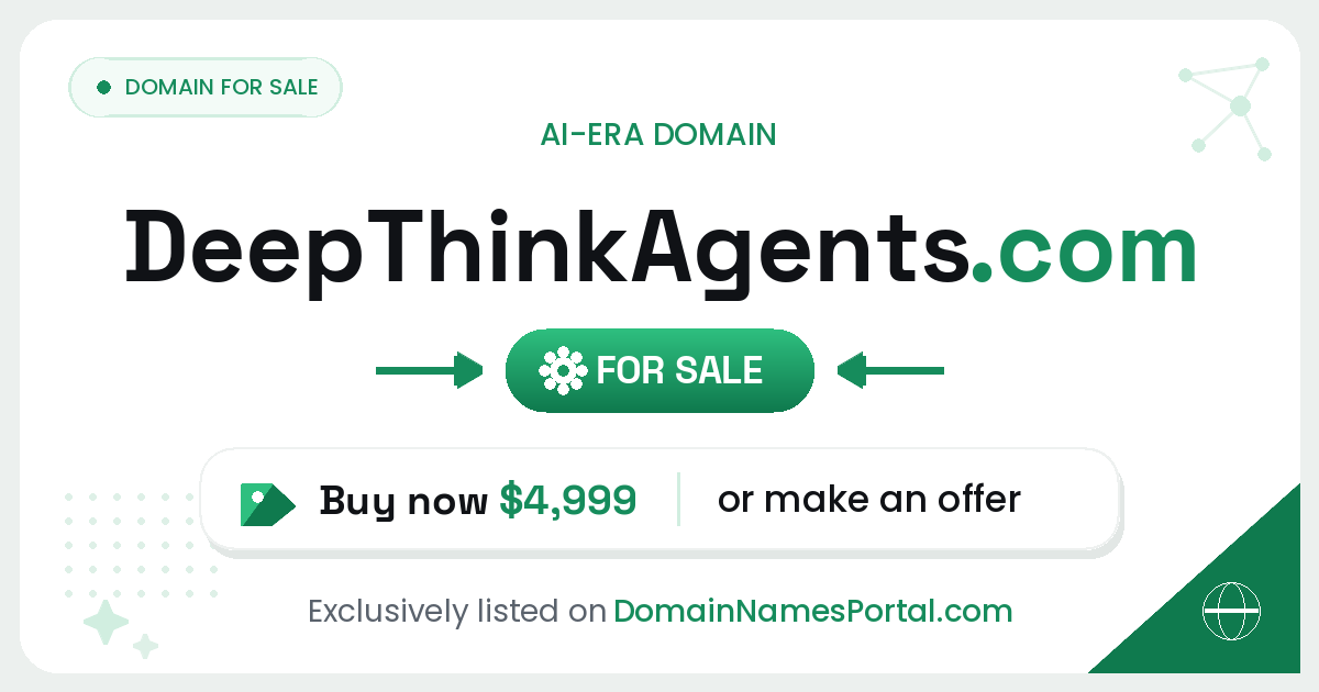 DeepThinkAgents.com share card