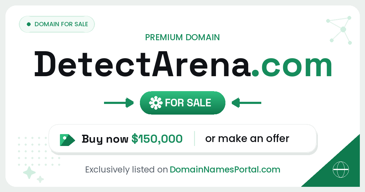 DetectArena.com share card