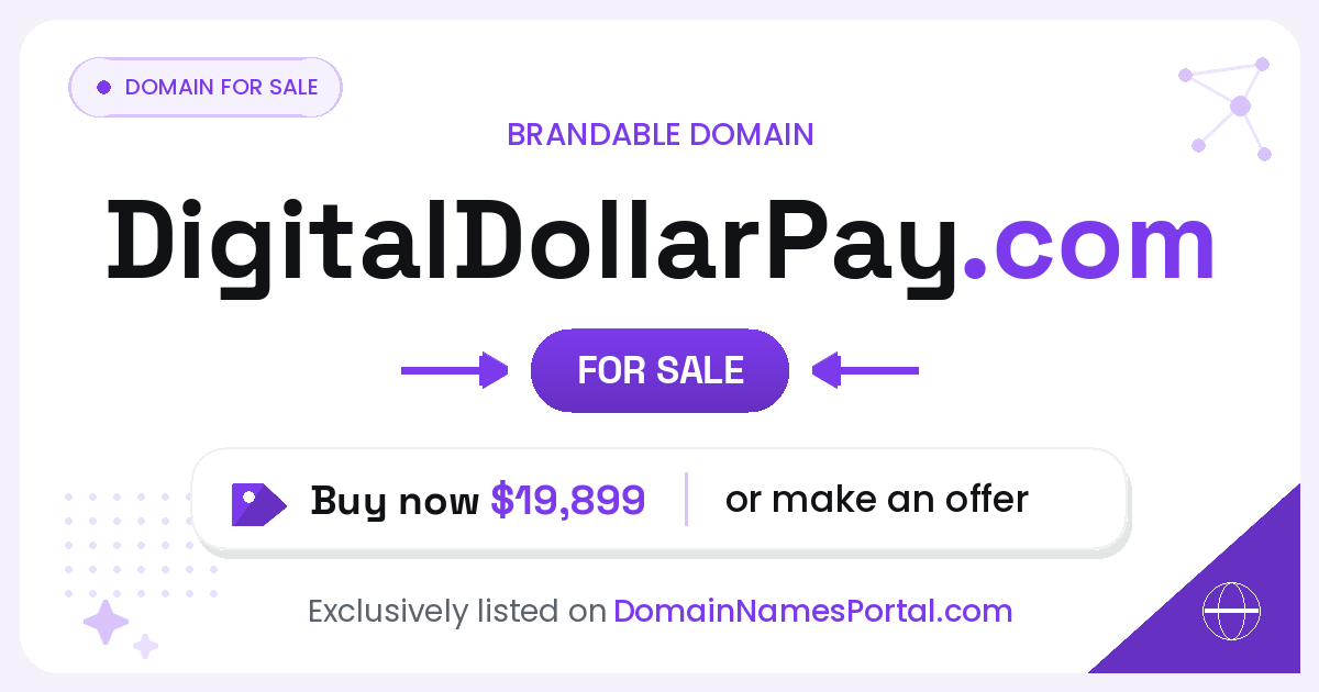 DigitalDollarPay.com share card