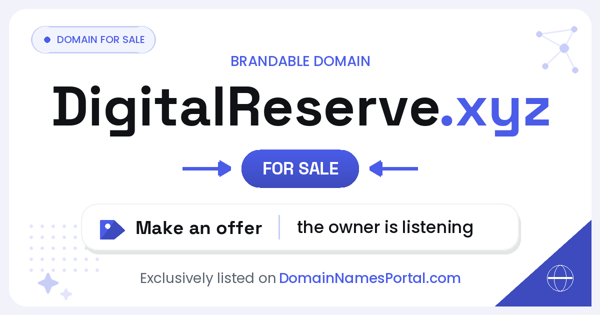 DigitalReserve.xyz share card