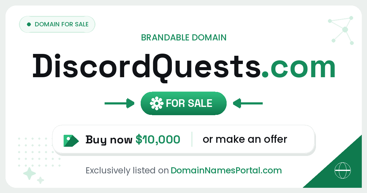 DiscordQuests.com share card