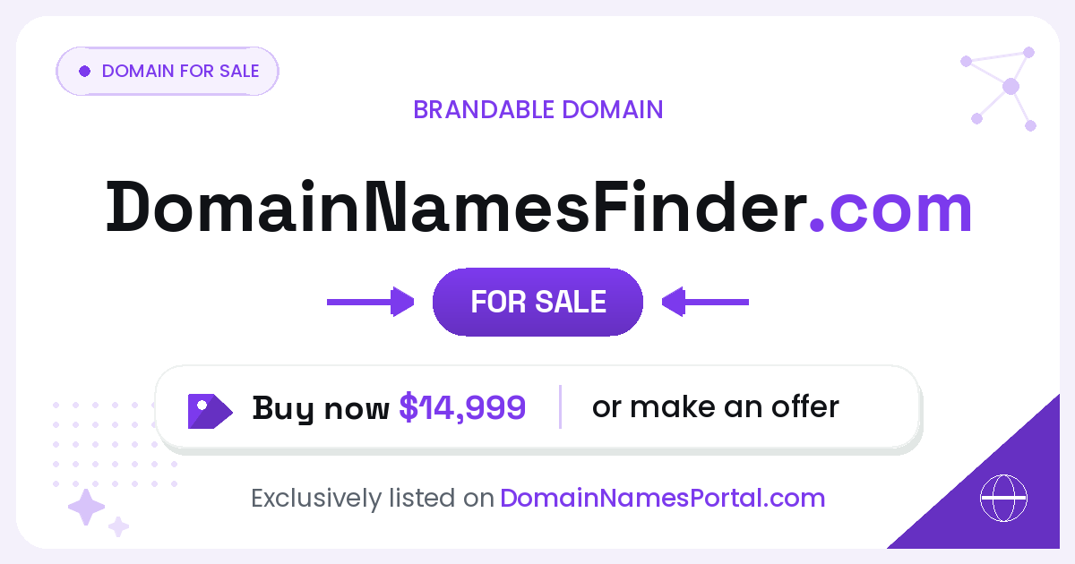 DomainNamesFinder.com share card