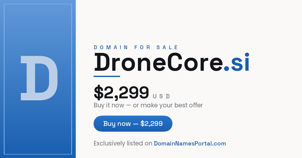 DroneCore.si share card