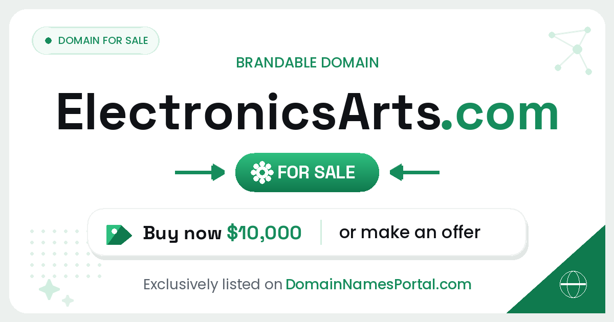ElectronicsArts.com share card