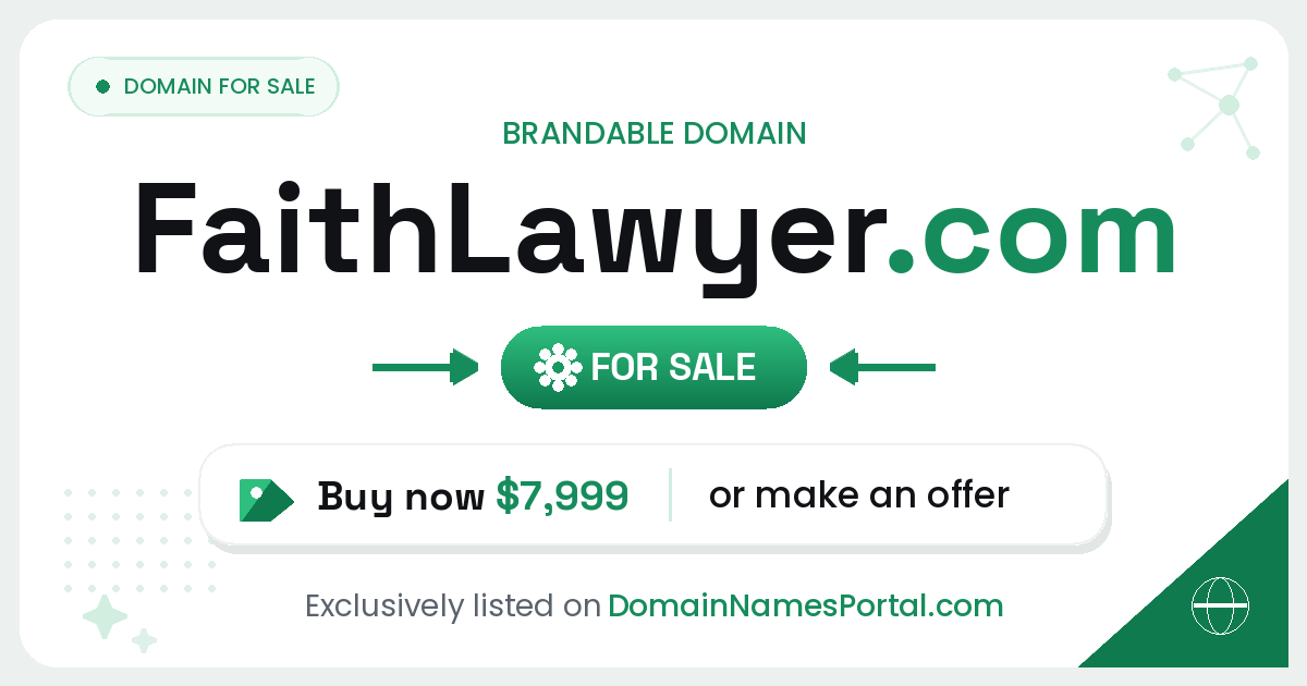 FaithLawyer.com share card