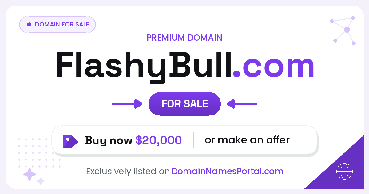 FlashyBull.com share card