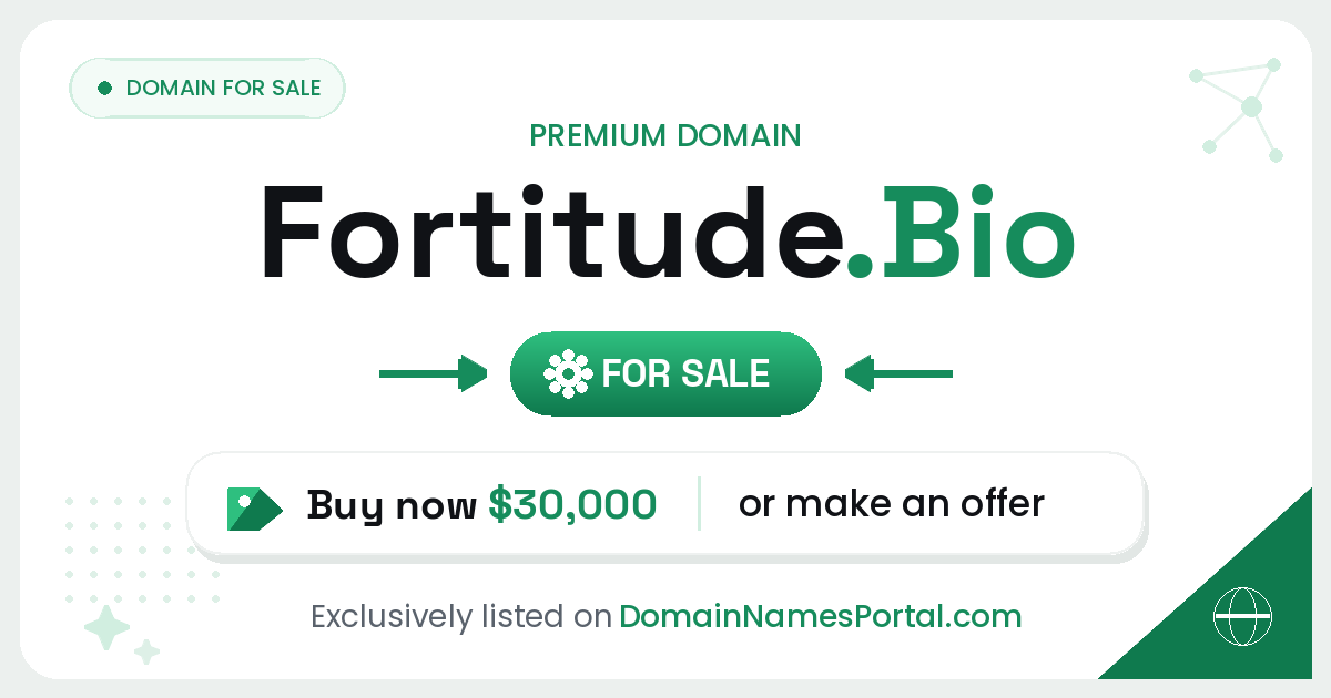 fortitude.bio share card