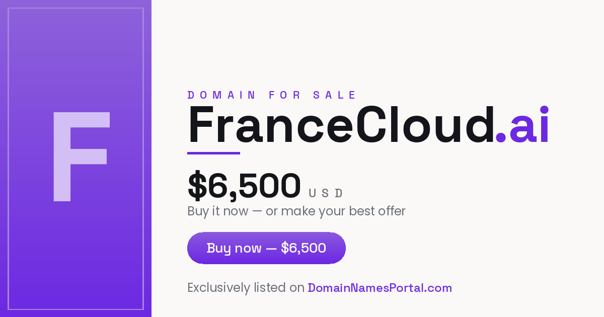 FranceCloud.ai share card