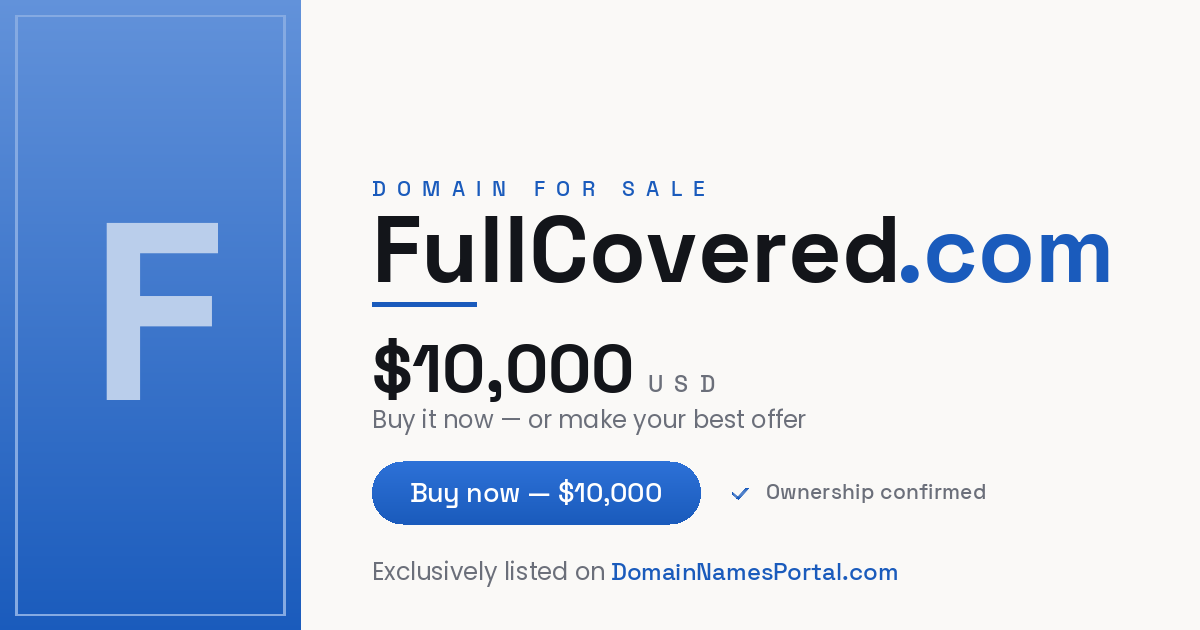 FullCovered.com share card