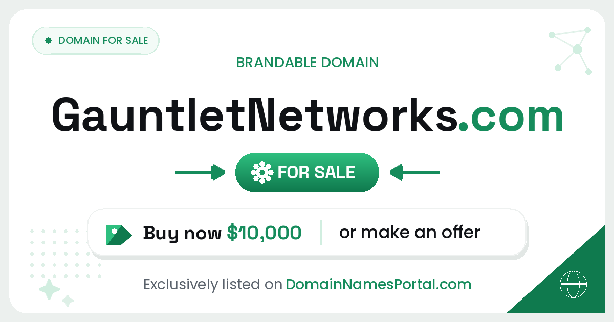 GauntletNetworks.com share card