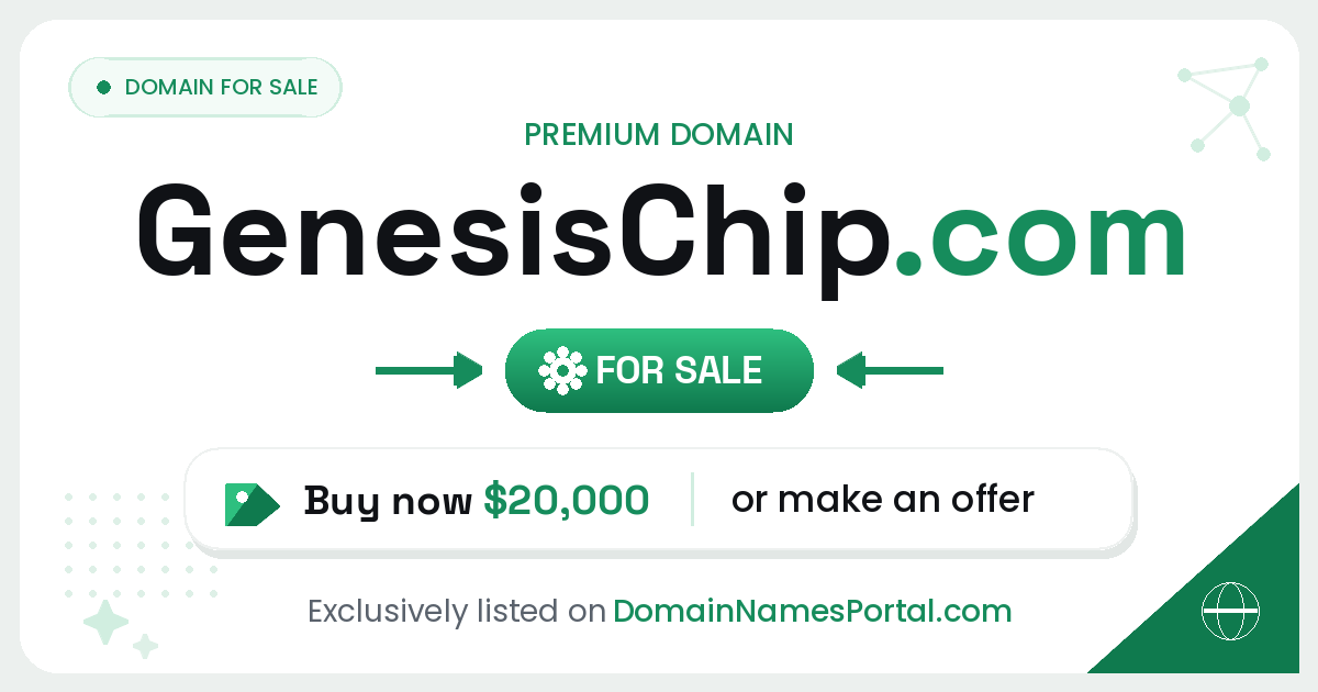 GenesisChip.com share card