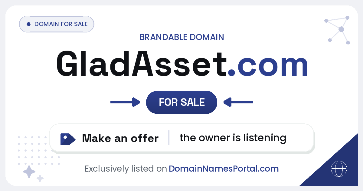 GladAsset.com share card