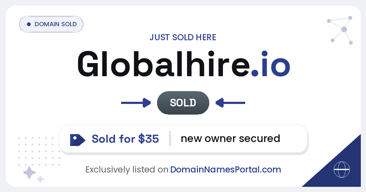 Globalhire.io share card