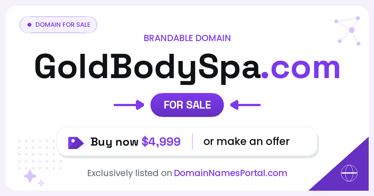 GoldBodySpa.com share card