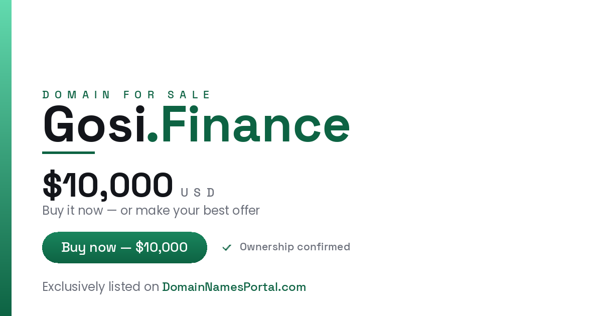Gosi.Finance share card