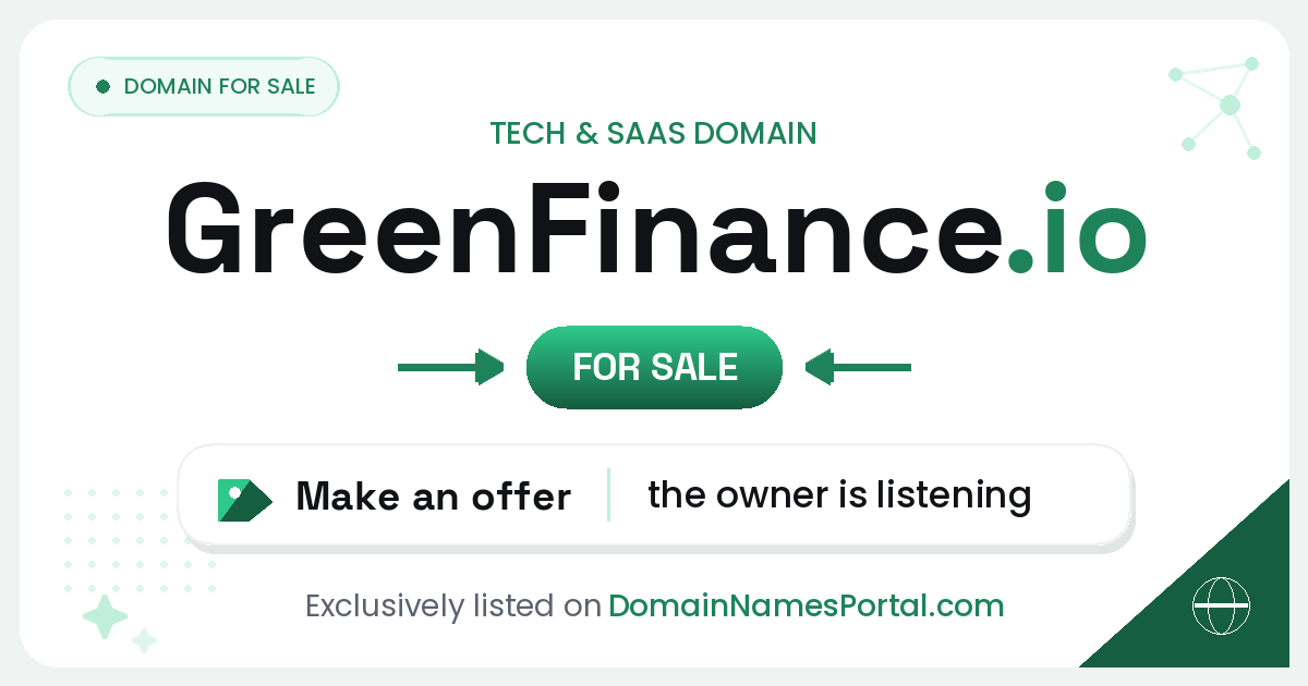 GreenFinance.io share card