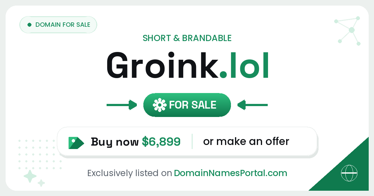 Groink.lol share card
