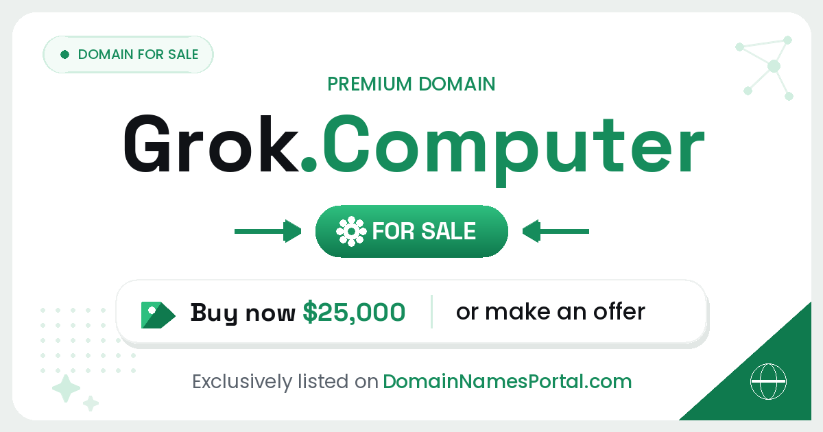 GROK.COMPUTER share card