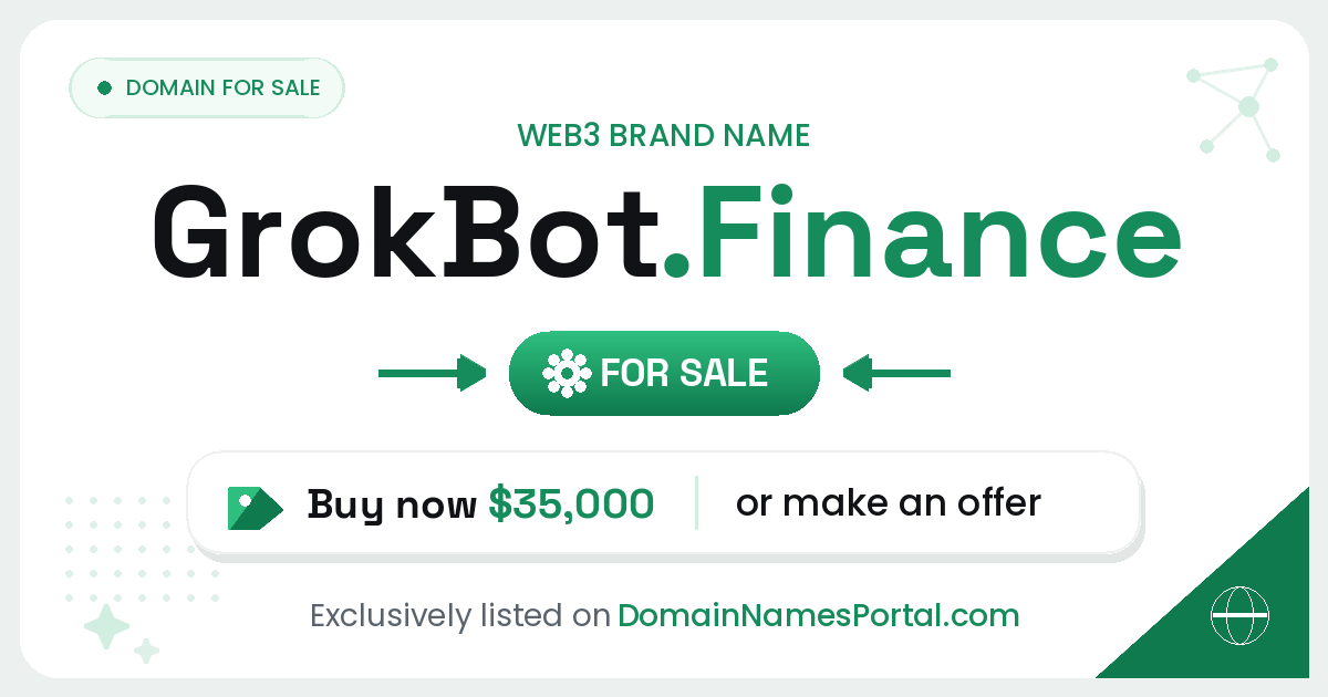 GrokBot.Finance share card