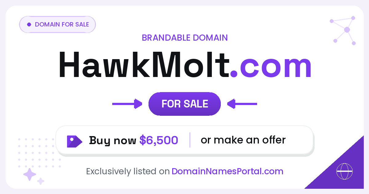 HawkMolt.com share card