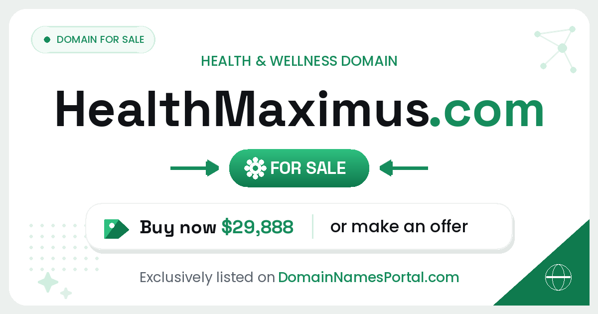 HealthMaximus.com share card