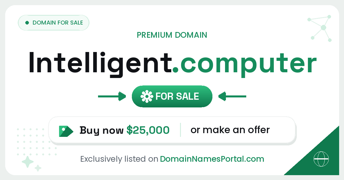 Intelligent.computer share card