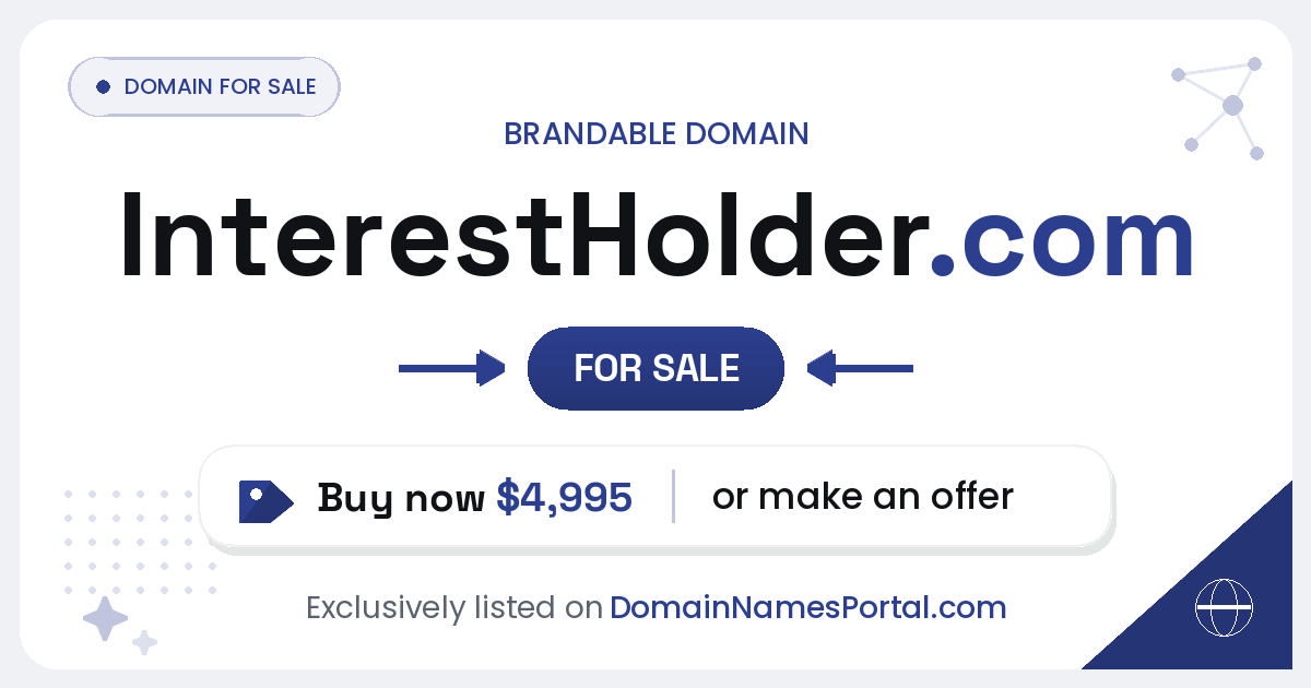 InterestHolder.com share card