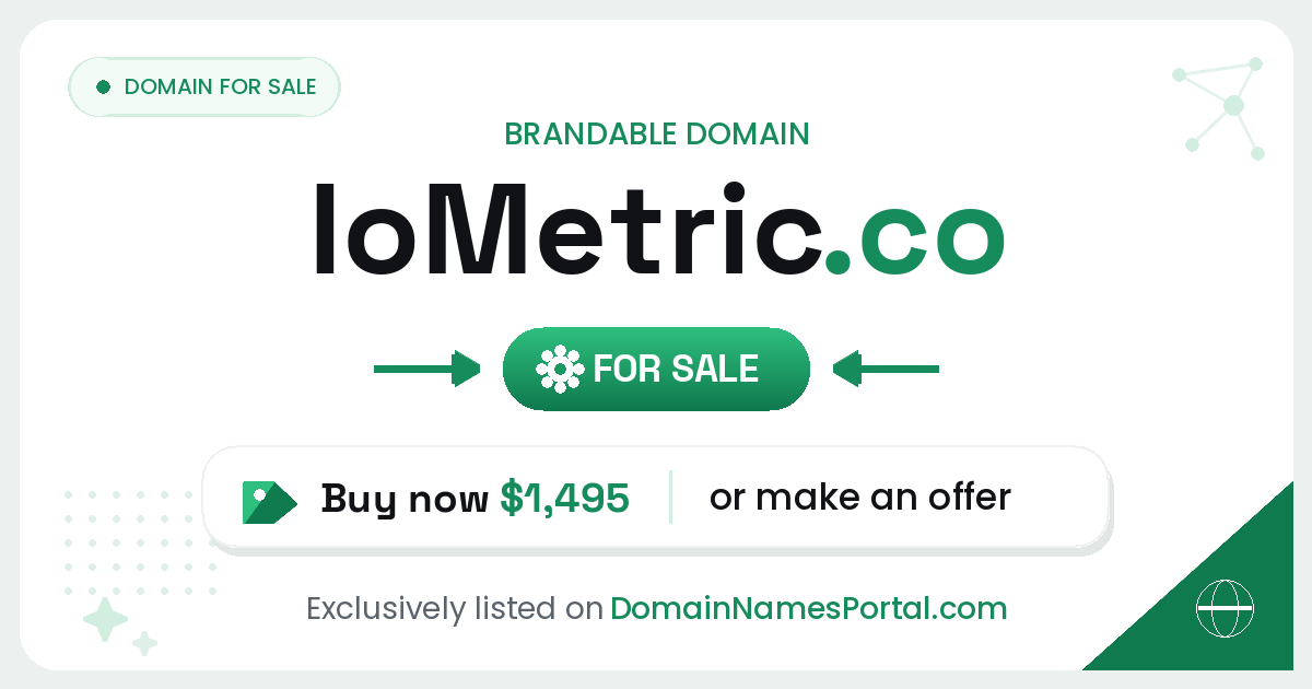 IoMetric.co share card