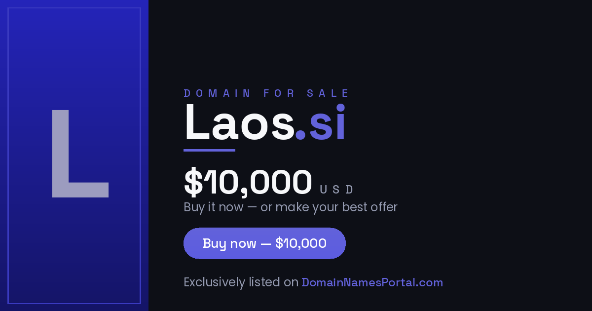 Laos.si share card