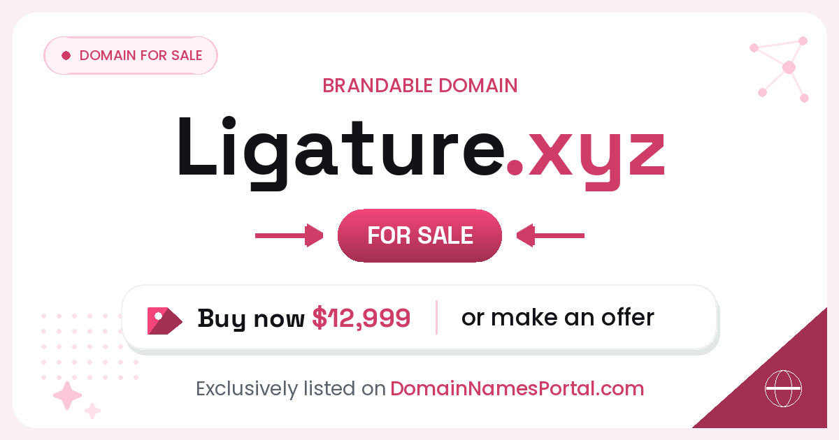 Ligature.xyz share card