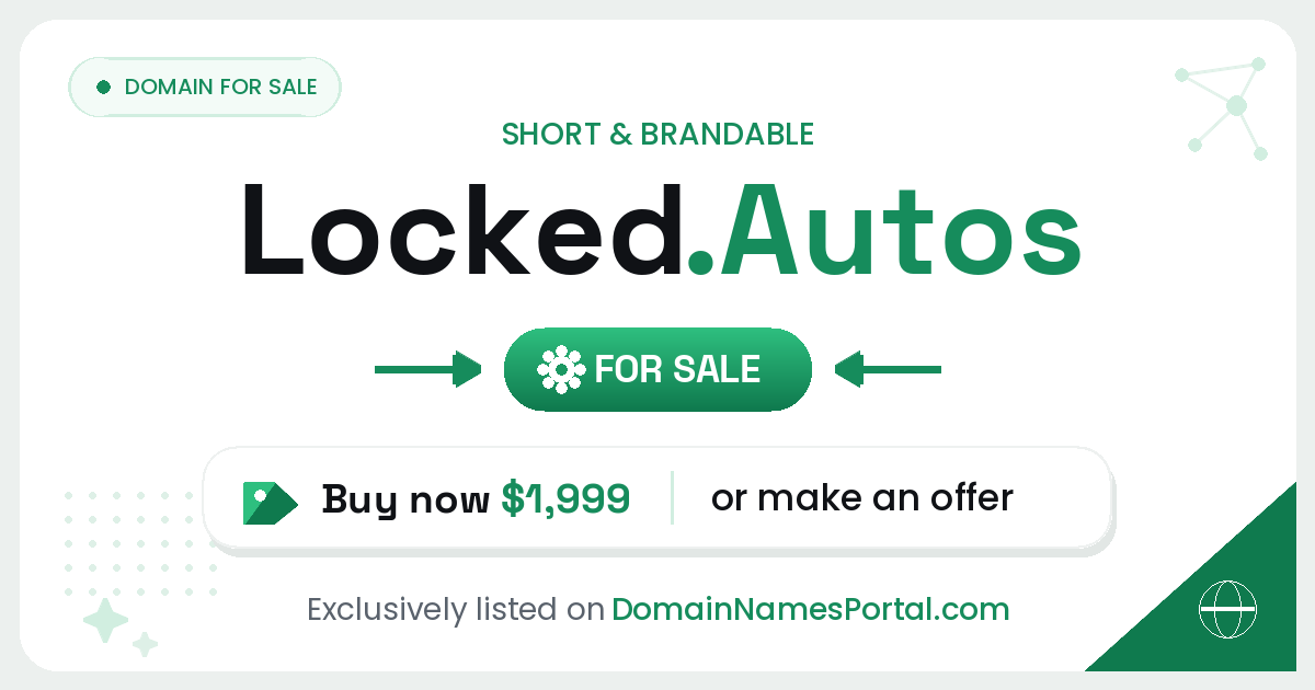 locked.autos share card