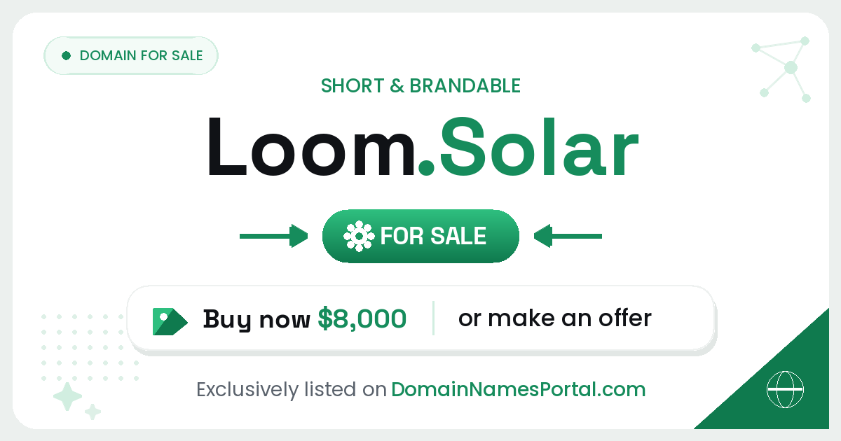Loom.Solar share card