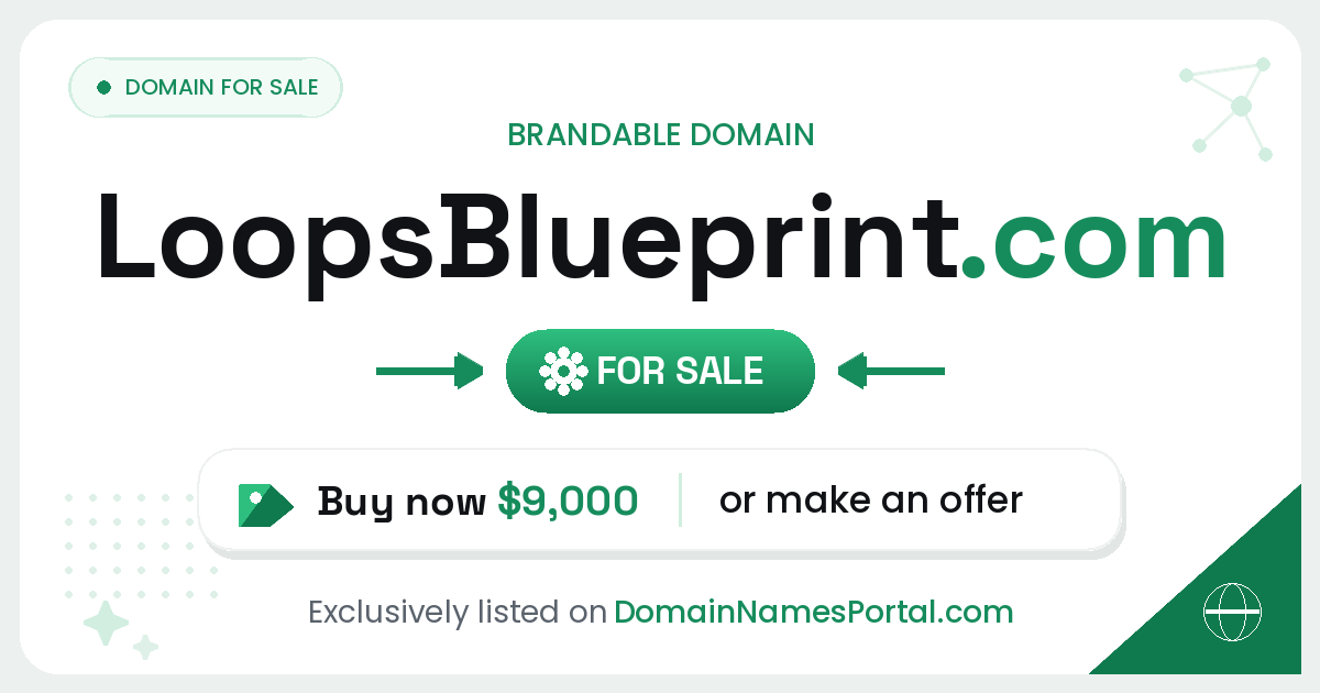 LoopsBlueprint.com share card