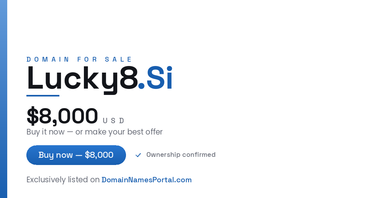 lucky8.si share card