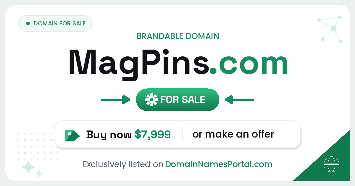 MagPins.com share card
