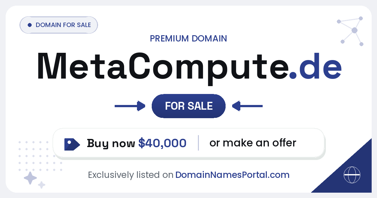 MetaCompute.de share card