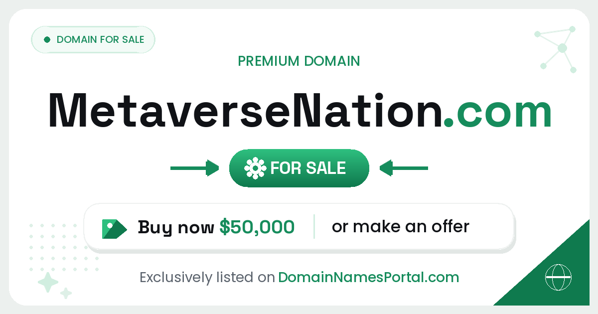 MetaverseNation.com share card