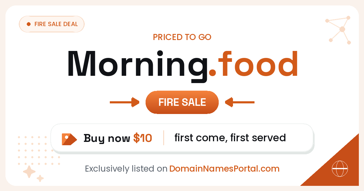 Morning.food share card