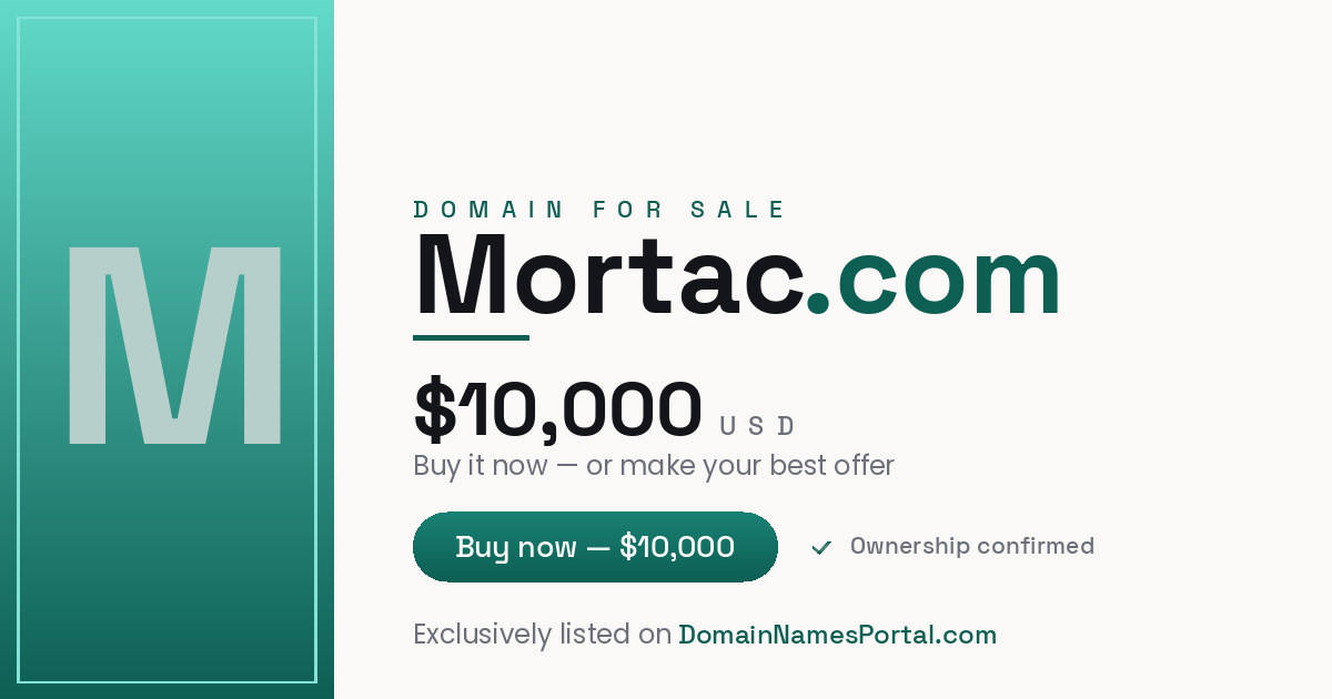 Mortac.com share card