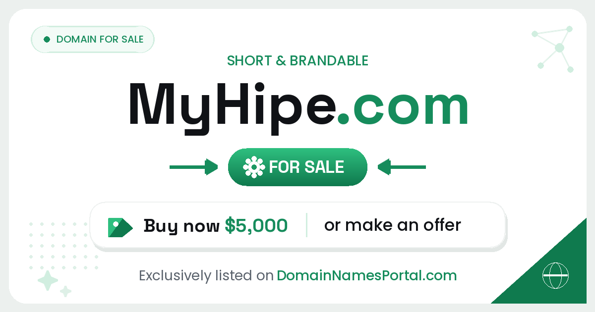 MyHipe.com share card