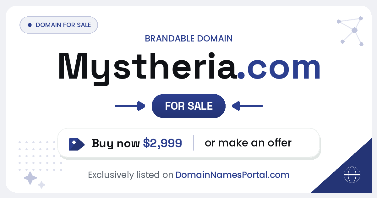 Mystheria.com share card